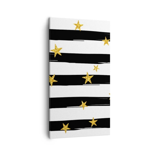 Obraz na płótnie - Wszyscy urodziliśmy się pod szczęśliwą gwiazdą - 45x80 cm