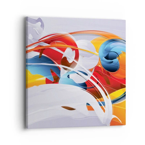 Obraz na płótnie - Taniec żywiołów - 40x40 cm