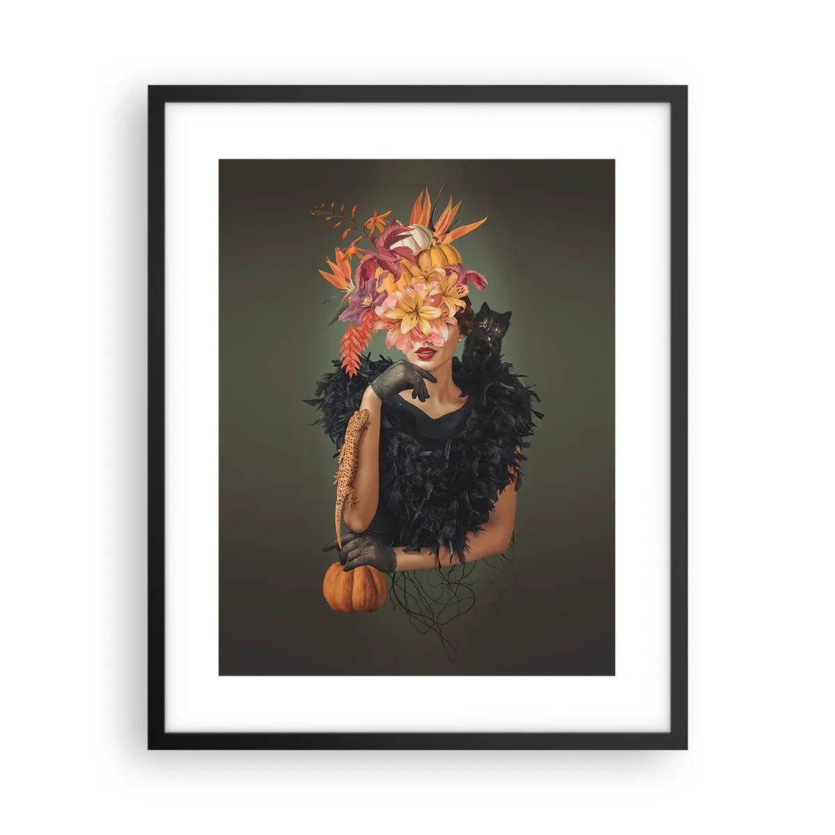 Plakat w czarnej ramie - Czar wiedźmy - 40x50 cm