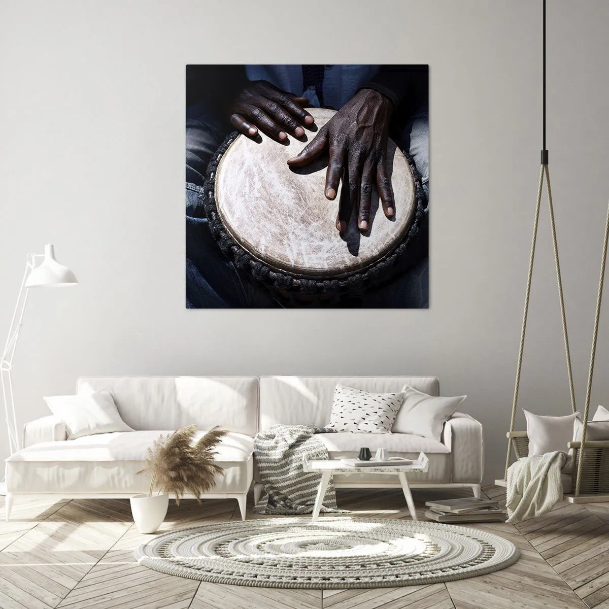 Obraz na płótnie - Żyj w swoim rytmie - 40x40 cm