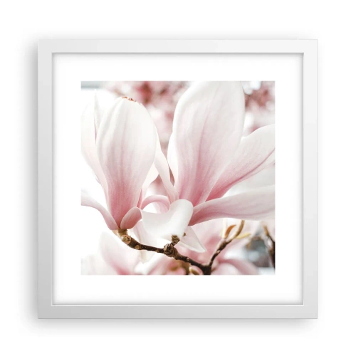 Plakat w białej ramie - Bezmiar czułości - 30x30 cm