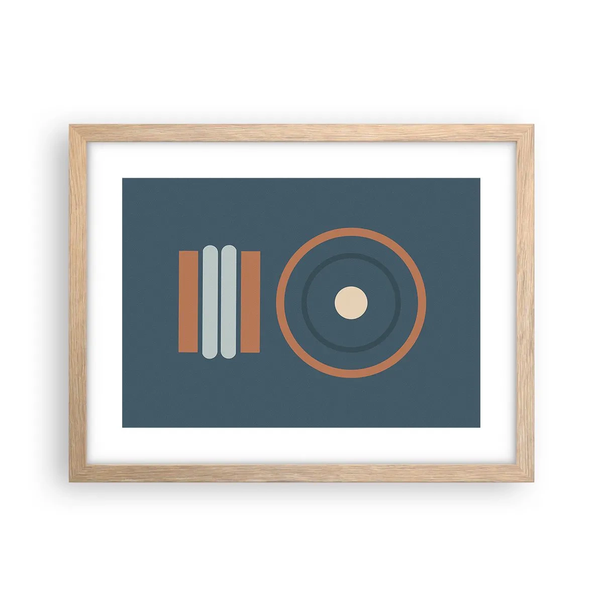 Plakat w ramie jasny dąb - Istota rzeczy - 40x30 cm