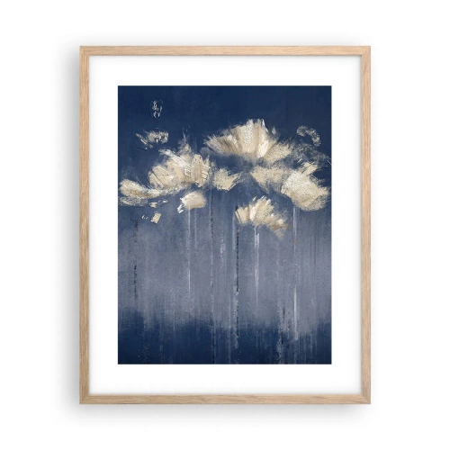 Plakat w ramie jasny dąb - Jak płatki na wietrze - 40x50 cm
