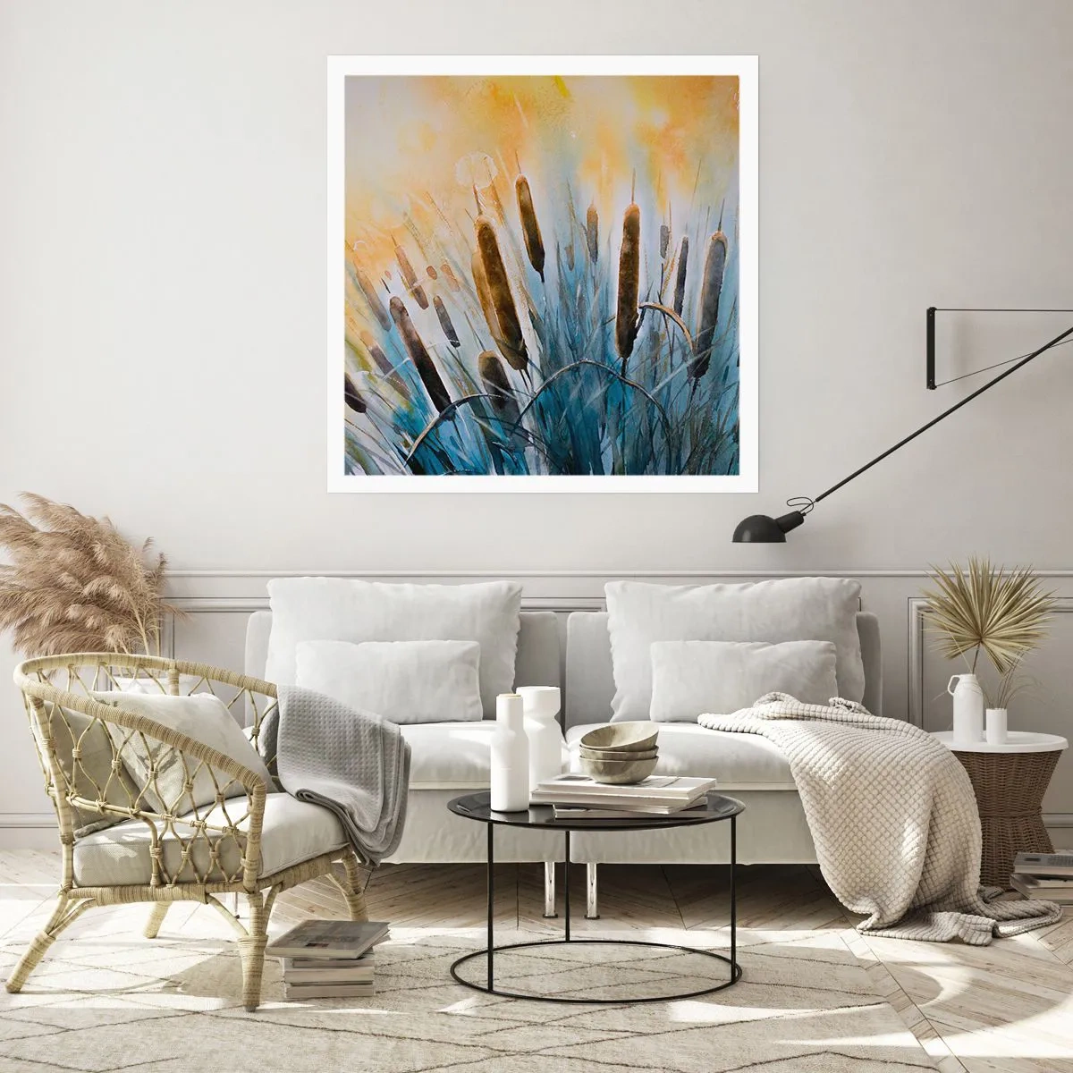 Plakat - Chłód wody, słońca żar - 50x50 cm