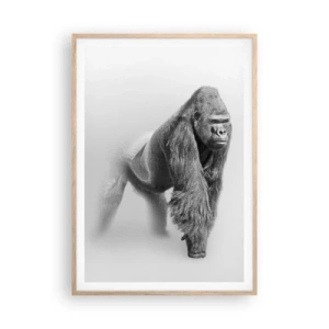 Plakat w ramie jasny dąb - Pewny swej siły - 70x100 cm
