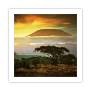 Plakat - Sen podróżnika - 50x50 cm