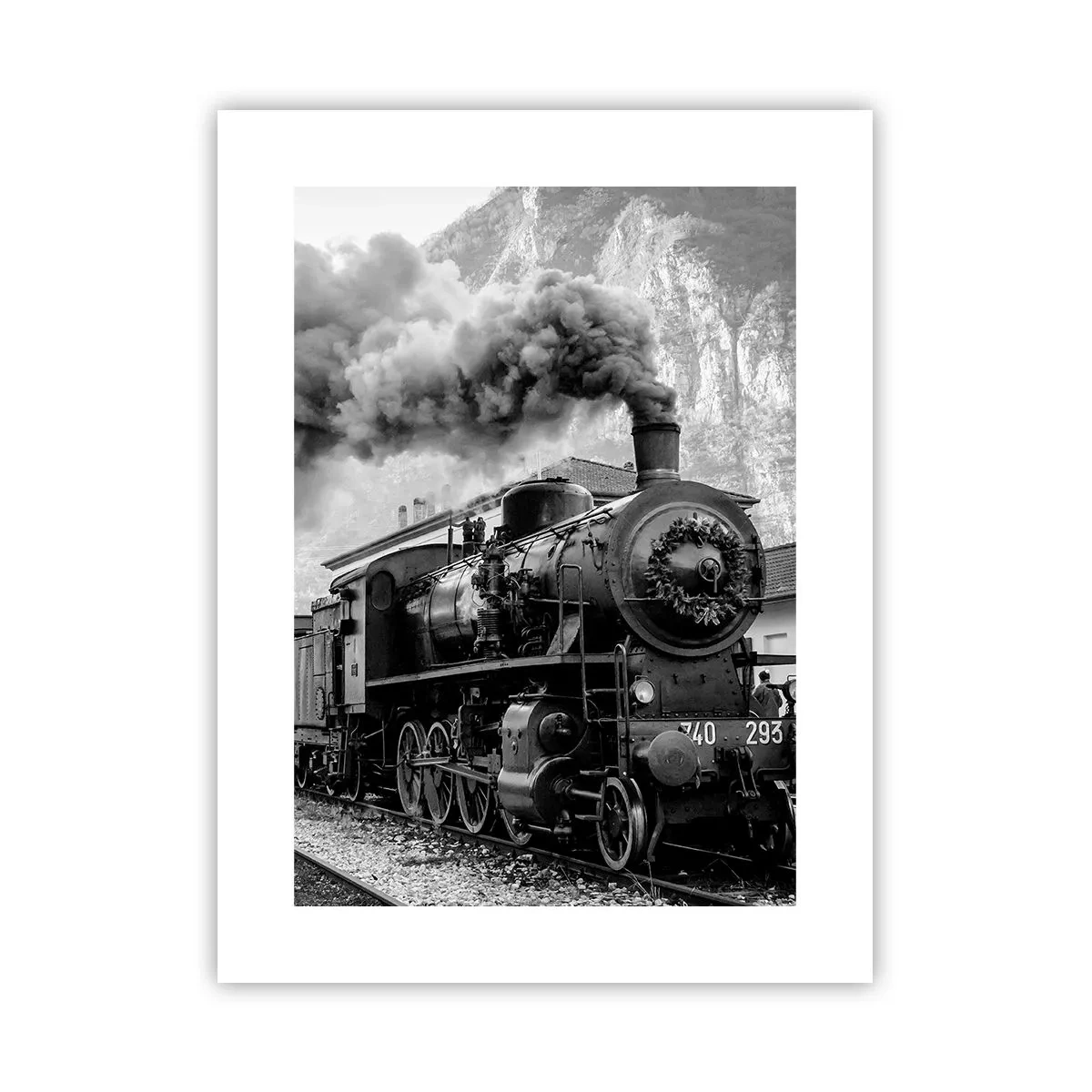 Plakat - Stoi na stacji… - 30x40 cm