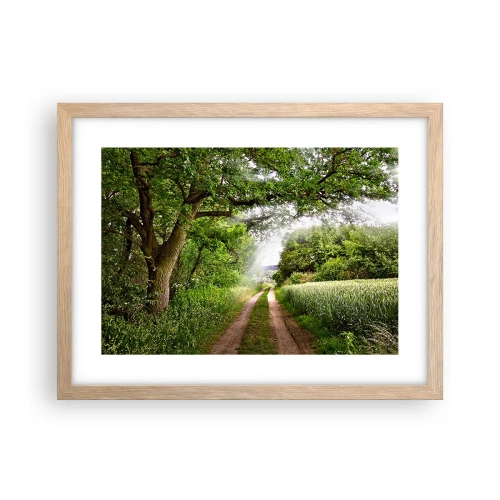 Plakat w ramie jasny dąb - Et in Arcadia ego - 40x30 cm