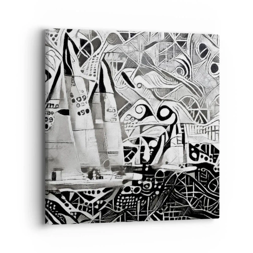 Obraz na płótnie - Między falami - 40x40 cm