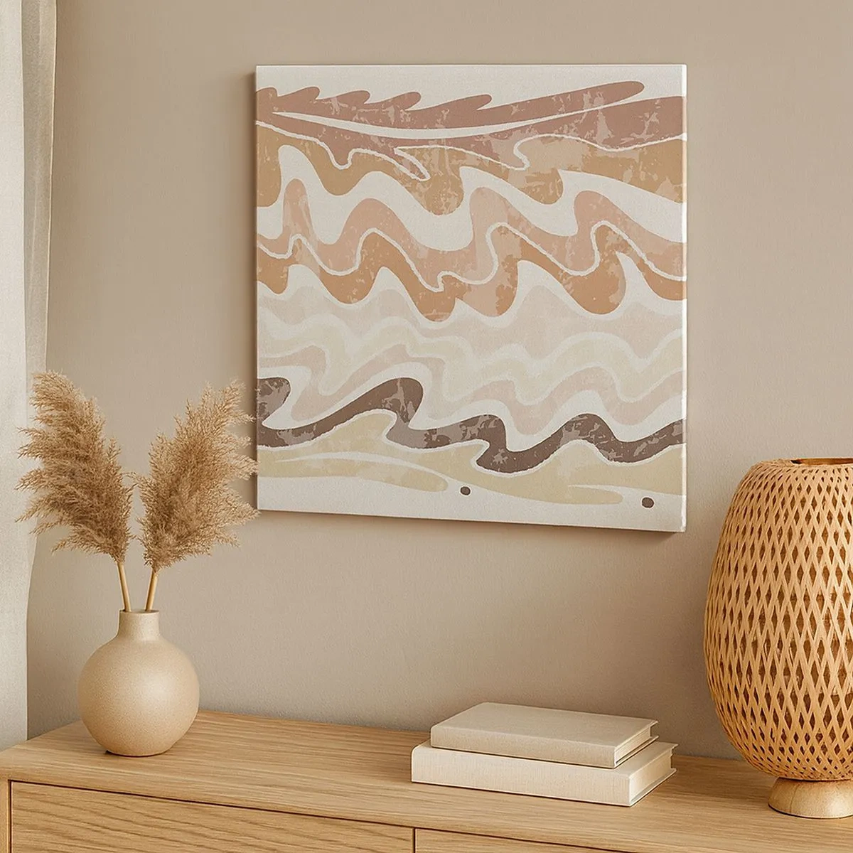 Obraz na płótnie - Dobra energia – dobre emocje - 30x30 cm