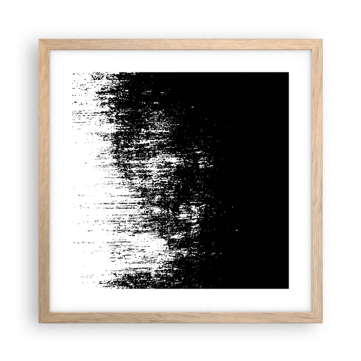 Plakat w ramie jasny dąb - I zwycięzcą jest… - 40x40 cm