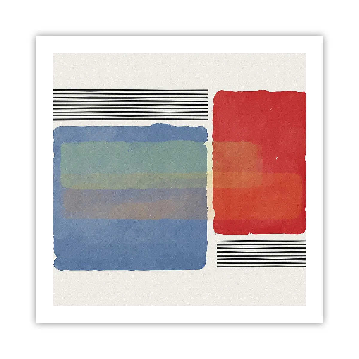 Plakat - Duch i litera geometrii - 60x60 cm