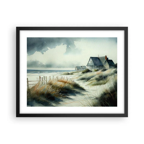 Plakat w czarnej ramie - Z dala od zgiełku - 50x40 cm