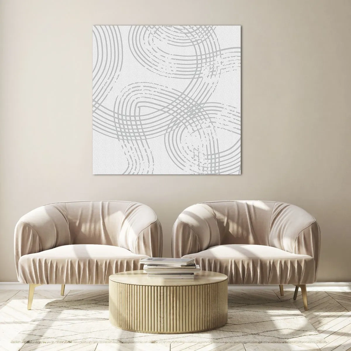 Obraz na szkle - Nie ma prostej drogi - 60x60 cm