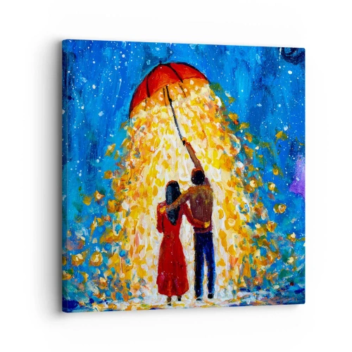 Obraz na płótnie - Magia deszczowego wieczoru? - 30x30 cm