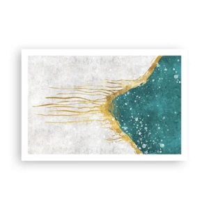 Plakat - Złoty przypływ - 91x61 cm