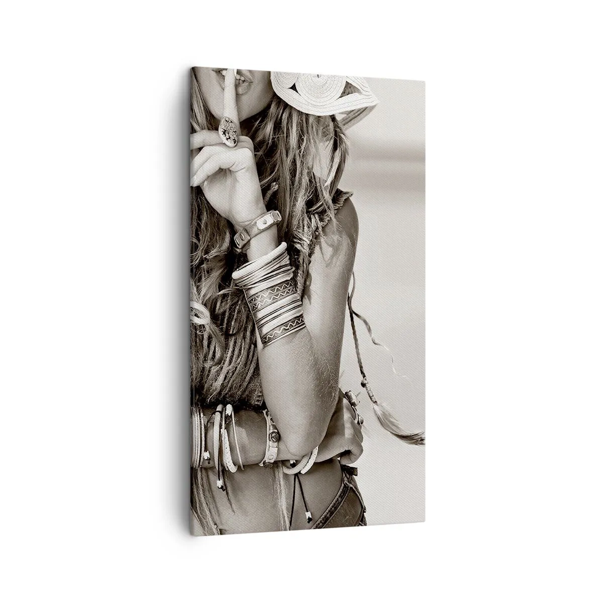 Obraz na płótnie - Jak to dziewczyna - 45x80 cm