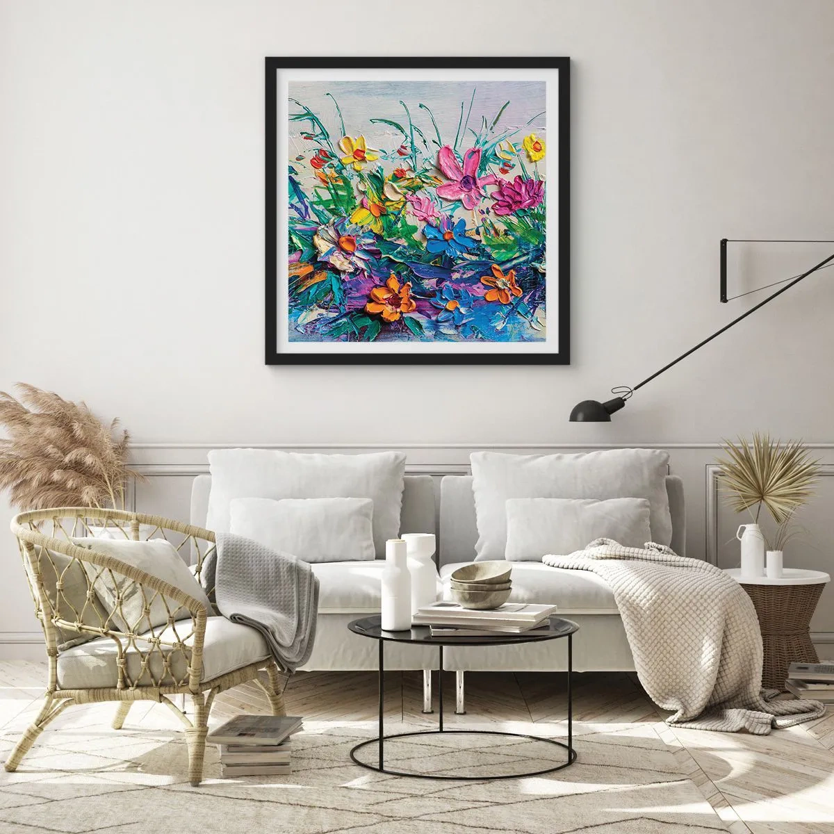 Plakat w czarnej ramie - Wcale nie-martwa natura - 50x50 cm