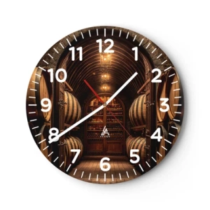 Zegar ścienny - Klimatyczna piwnica - 30x30 cm