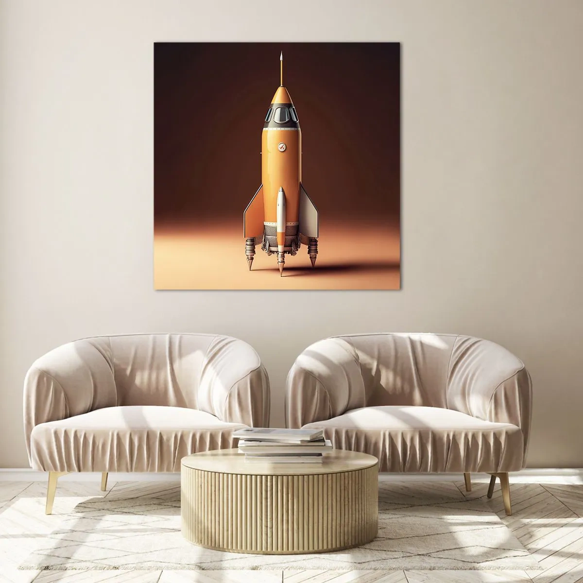 Obraz na szkle - Zaczyna się od marzenia - 40x40 cm