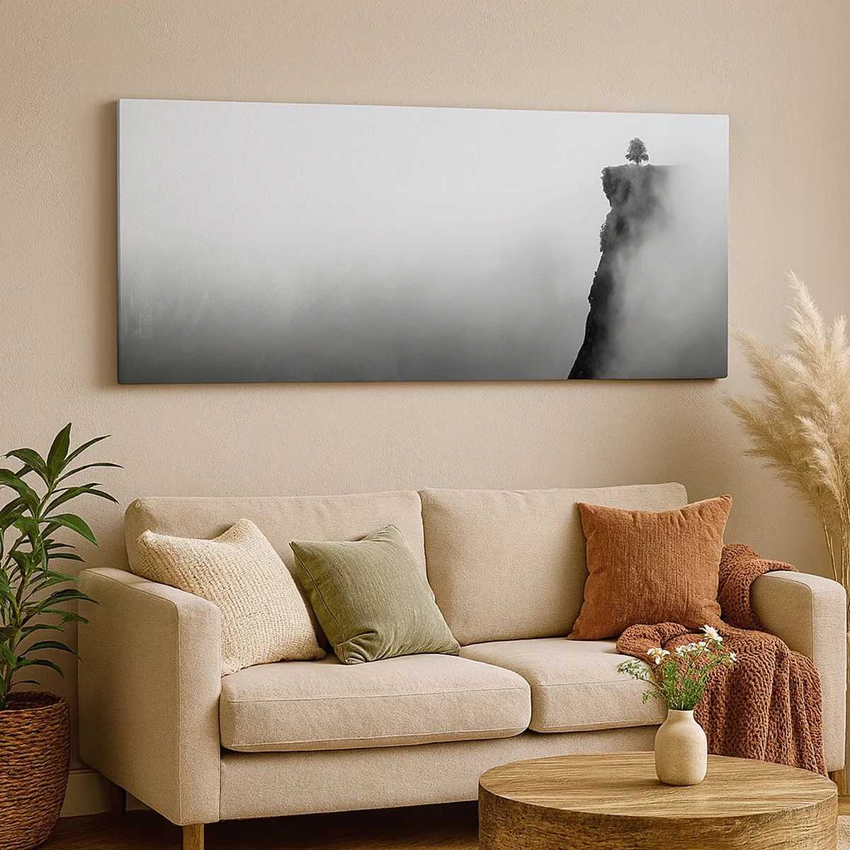 Obraz na płótnie - Na skraju świata - 30x30 cm