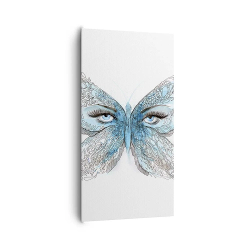 Obraz na płótnie - Modraszek eros - 65x120 cm