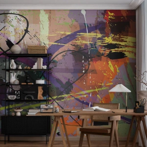 Fototapeta Samoprzylepna Deluxe Sticker - Można wprost lub naokoło - Abstrakcja, Sztuka, Nowoczesny Wzór - 200x140 cm