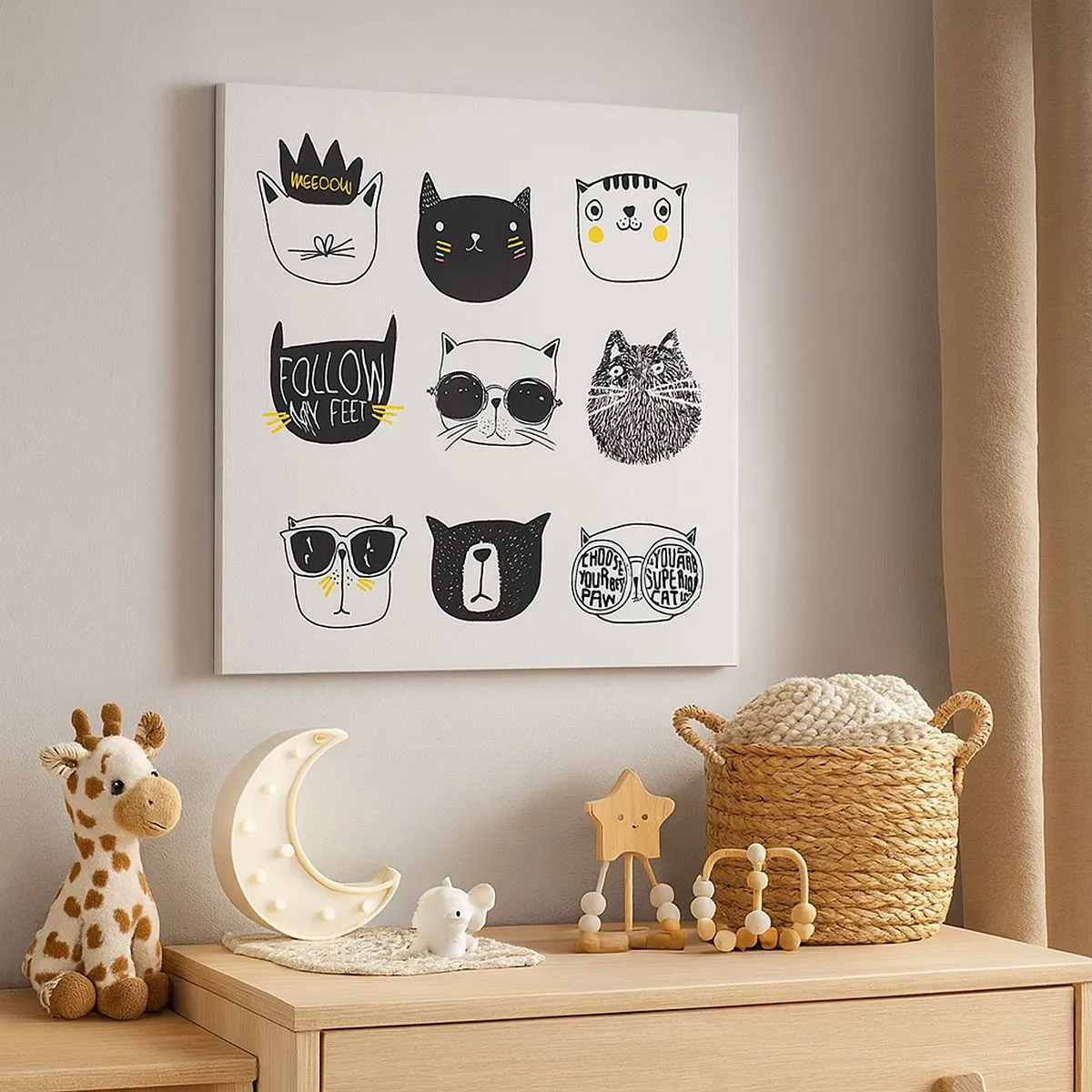 Obraz na płótnie - Każdy inny - 30x30 cm