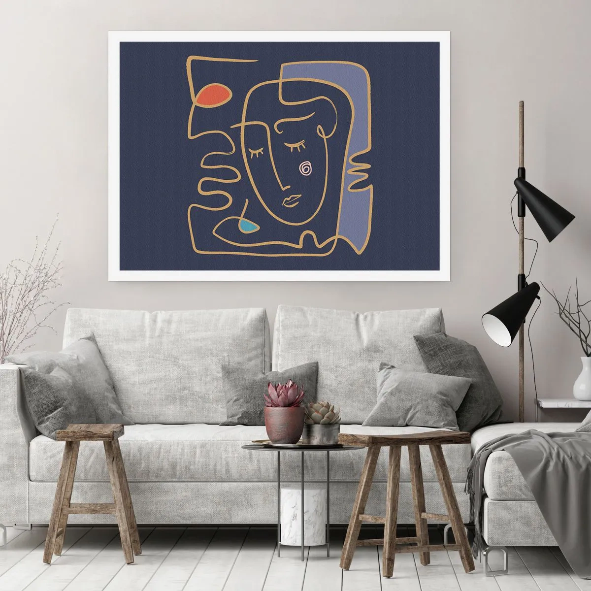 Plakat - W zamyśleniu - 50x40 cm