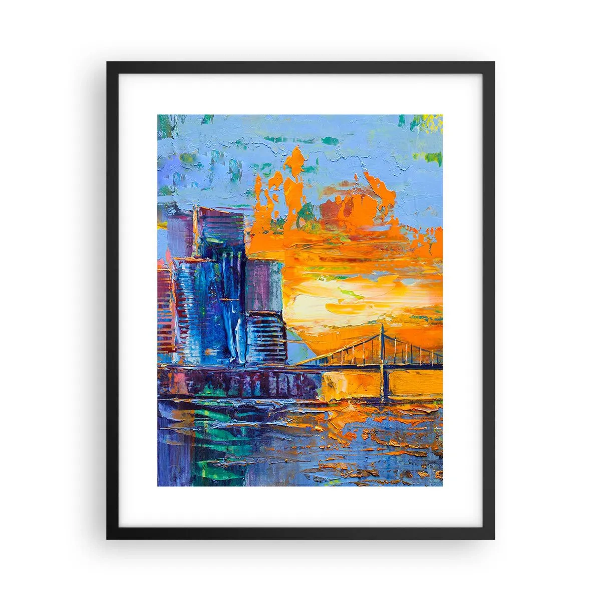 Plakat w czarnej ramie - Kultura i natura - 40x50 cm