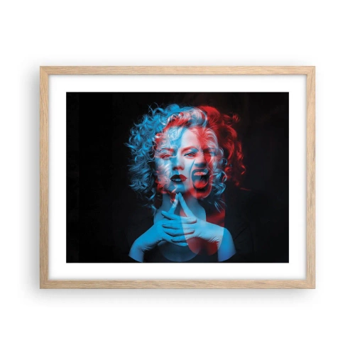 Plakat w ramie jasny dąb - Alter ego - 50x40 cm