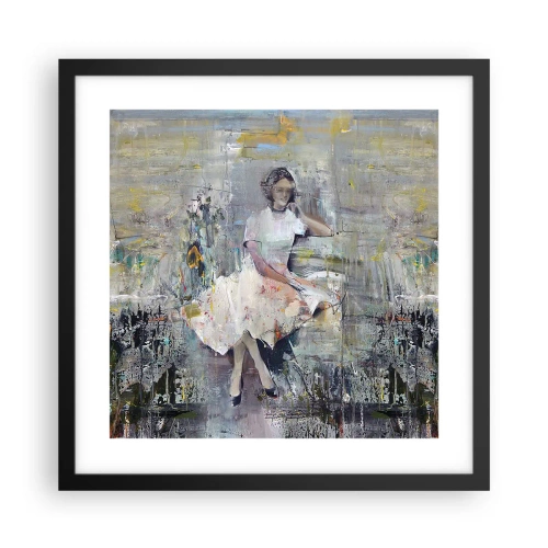 Plakat w czarnej ramie - Klasyczna i nowoczesna - 40x40 cm