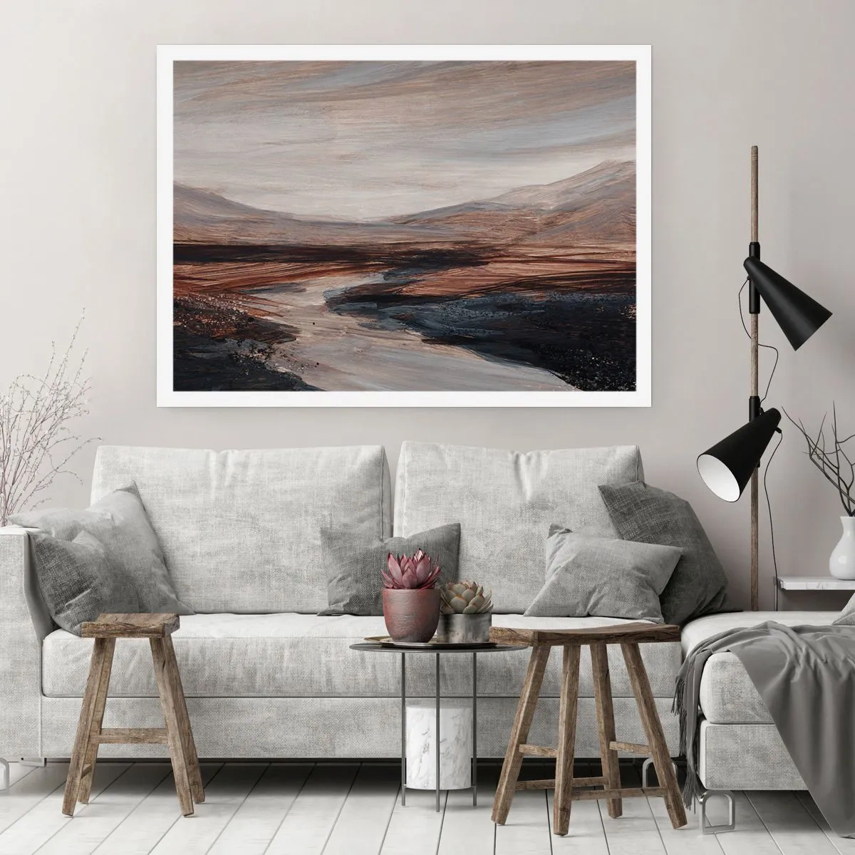 Plakat - Spokojna dolina - 40x30 cm