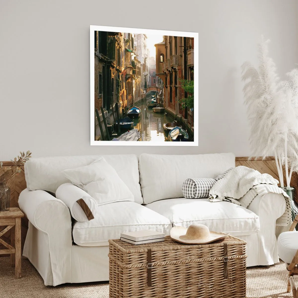 Plakat - W weneckim zaułku - 30x30 cm