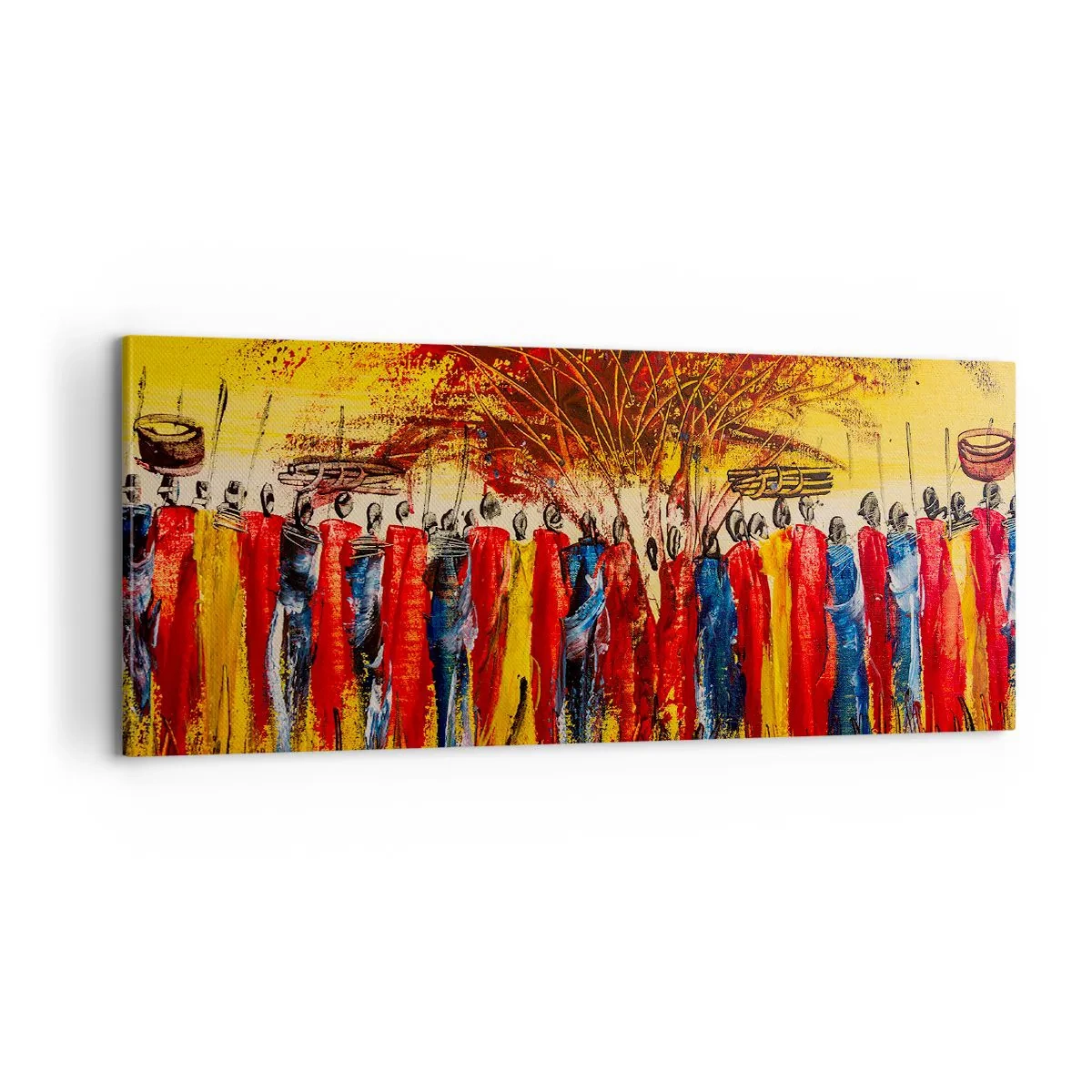 Obraz na płótnie - Tam, tam, tam tam idą - 100x40 cm