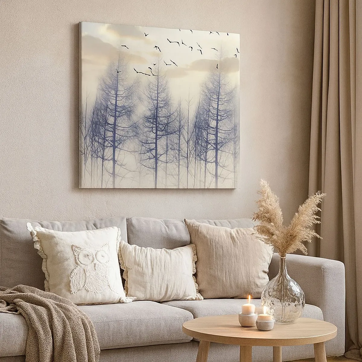 Obraz na płótnie - Duchy lasu - 30x30 cm