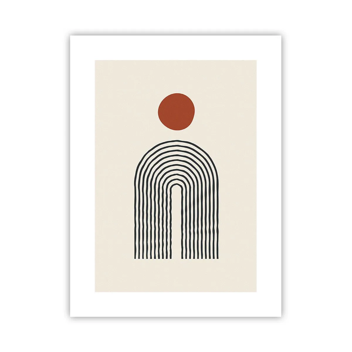 Plakat - Magnetyzm kształtów i barw - 30x40 cm