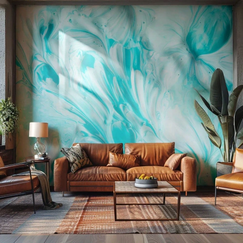 Fototapeta Premium Canvas - Na zawsze razem - Abstrakcja, Sztuka, Boho - 200x140 cm