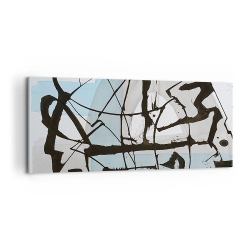 Obraz na płótnie - Mimo wszystko błękitny - 100x40 cm