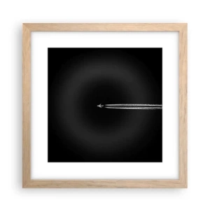 Plakat w ramie jasny dąb - W inny wymiar - 30x30 cm