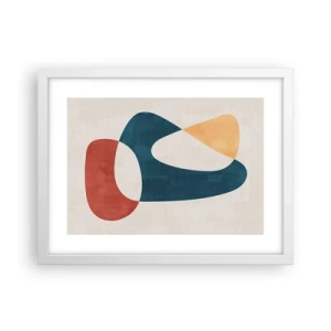 Plakat w białej ramie - Wpływy i metamorfozy - 40x30 cm