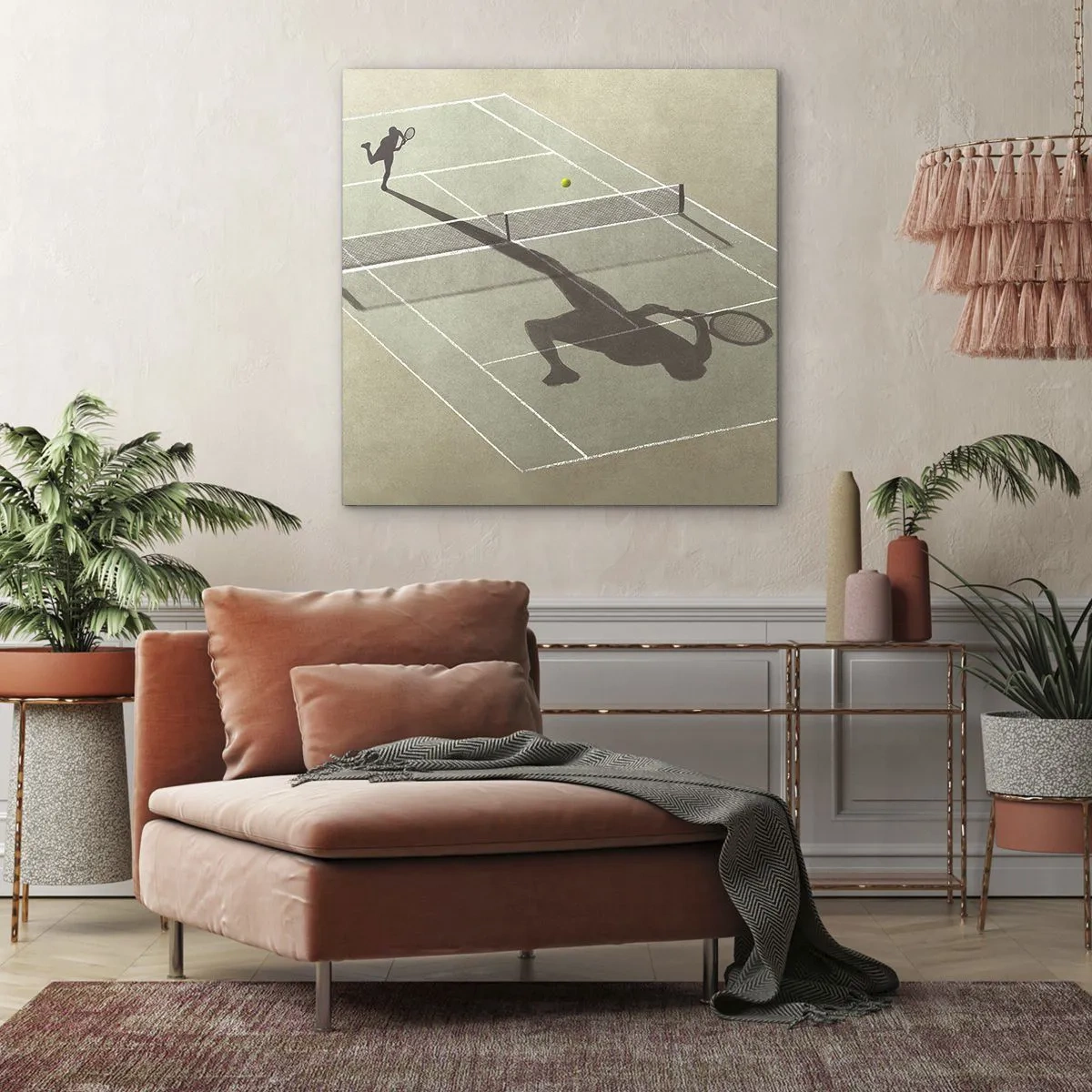 Obraz na płótnie - Pokonać siebie - 70x70 cm