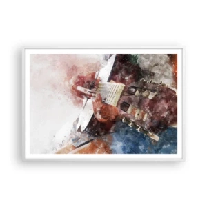 Plakat w białej ramie - I co o tym myślisz? - 100x70 cm