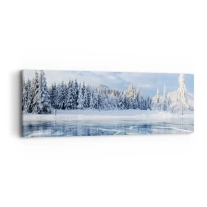 Obraz na płótnie - Olśniewający i krystaliczny widok - 90x30 cm