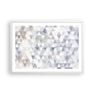 Plakat w białej ramie - W rytmie na trzy - 70x50 cm