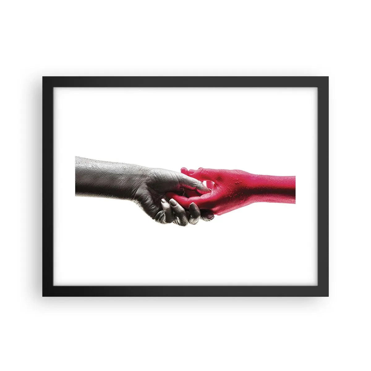 Plakat w czarnej ramie - Razem, choć inni - 40x30 cm