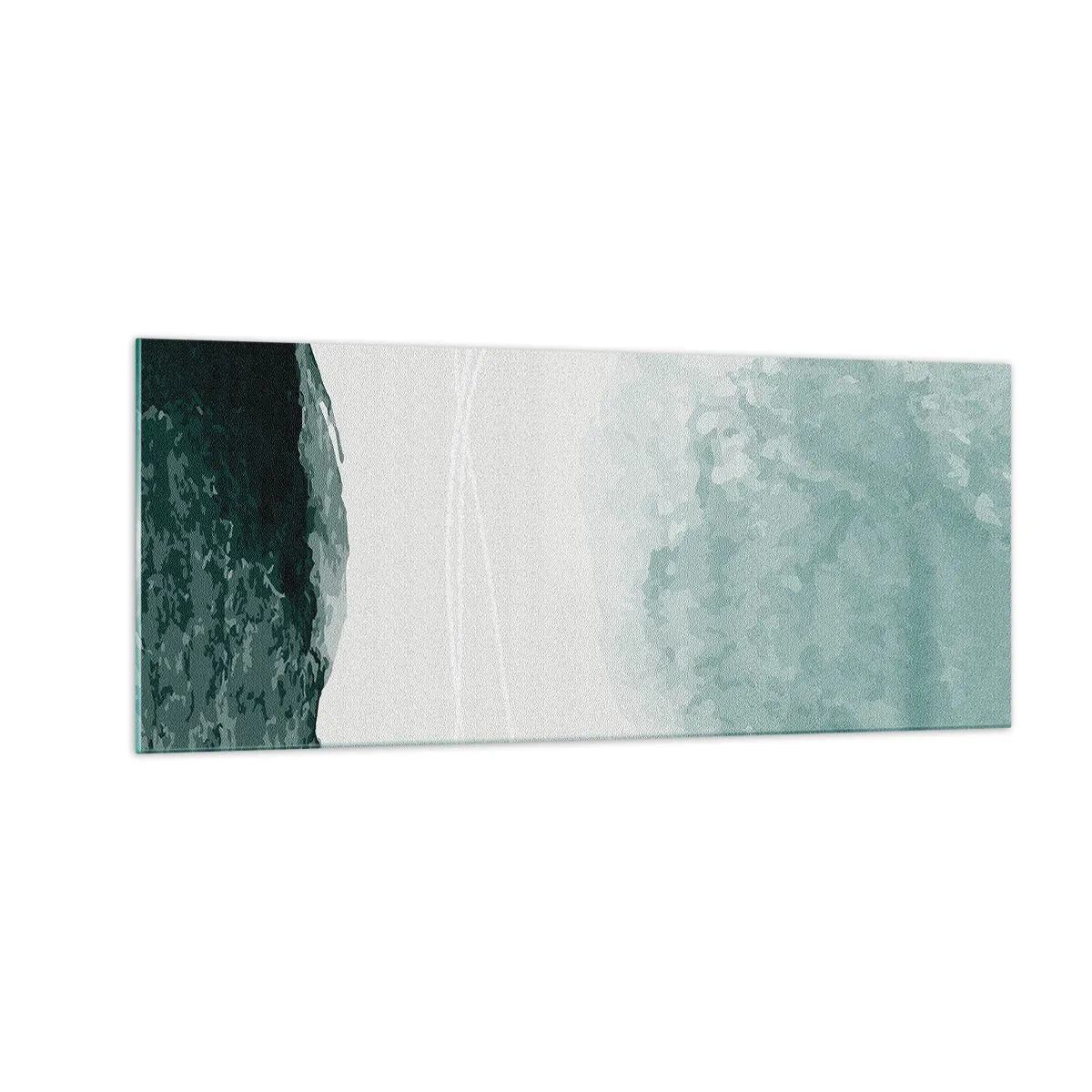 Obraz na szkle - Spotkanie z mgłą - 100x40 cm