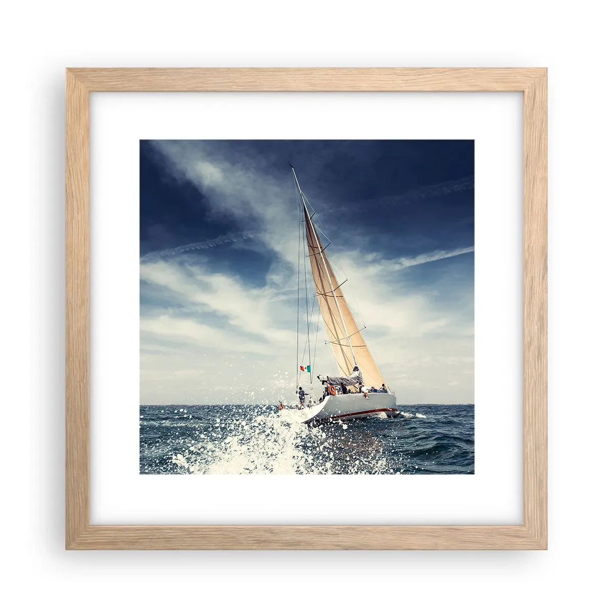 Plakat w ramie jasny dąb - Nas nie dogonią! - 30x30 cm