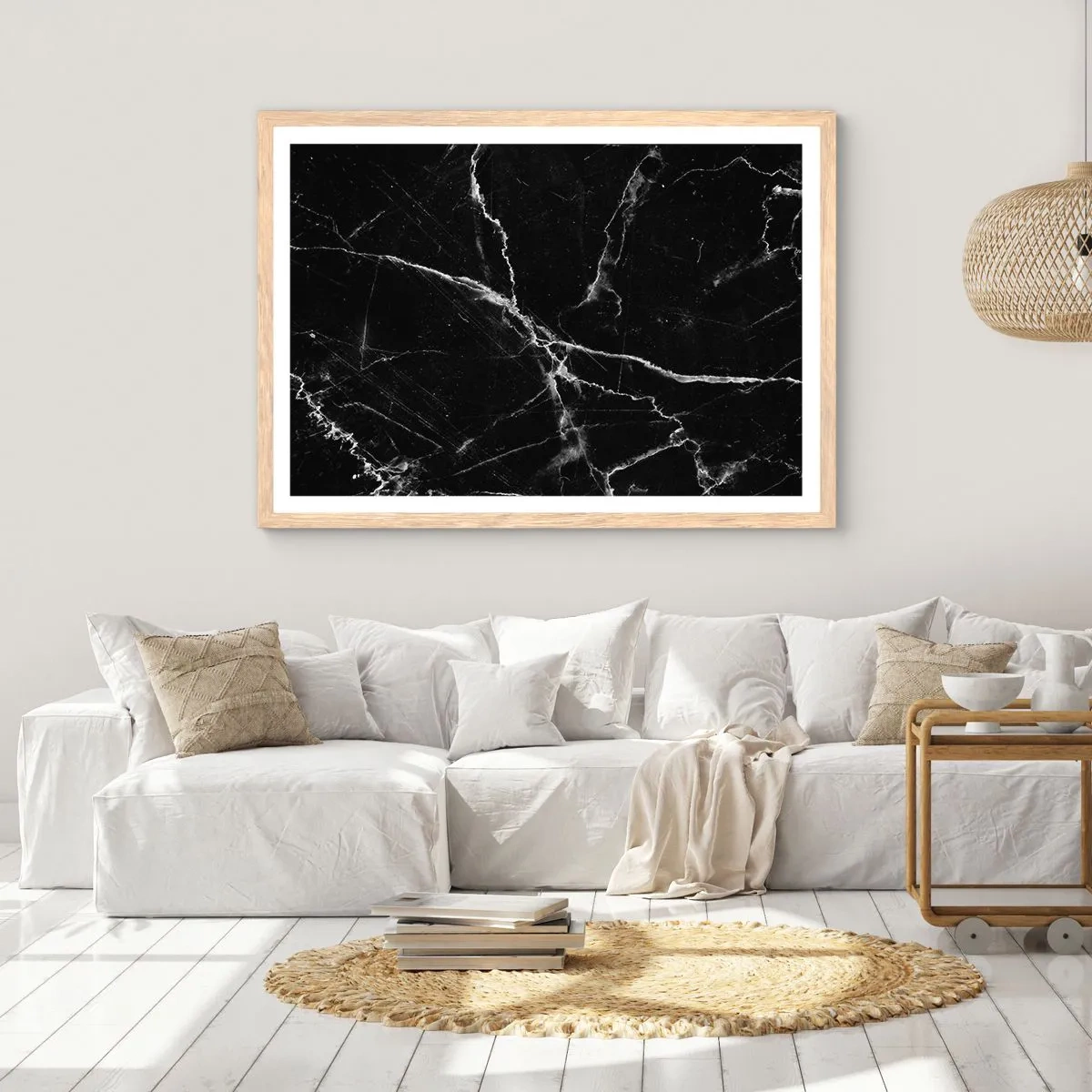 Plakat w ramie jasny dąb - Sekretne życie kamienia - 91x61 cm