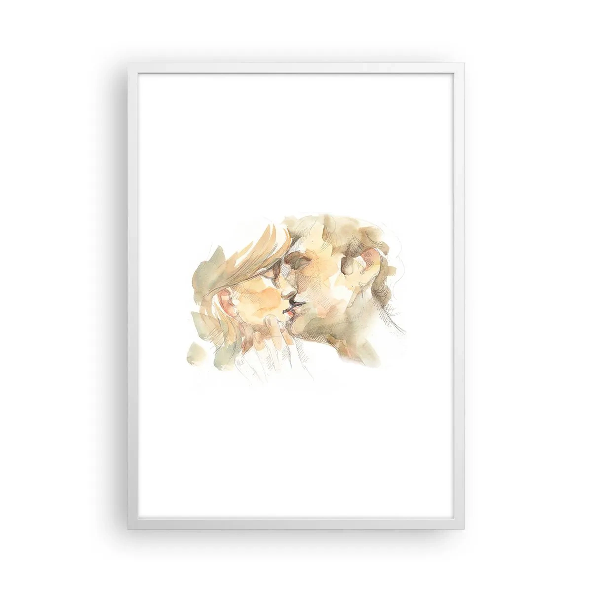 Plakat w białej ramie - Odnaleziona połowa? - 50x70 cm